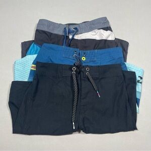 Bundle of 3 Boys size assorted brands size 7/8 swim trunks